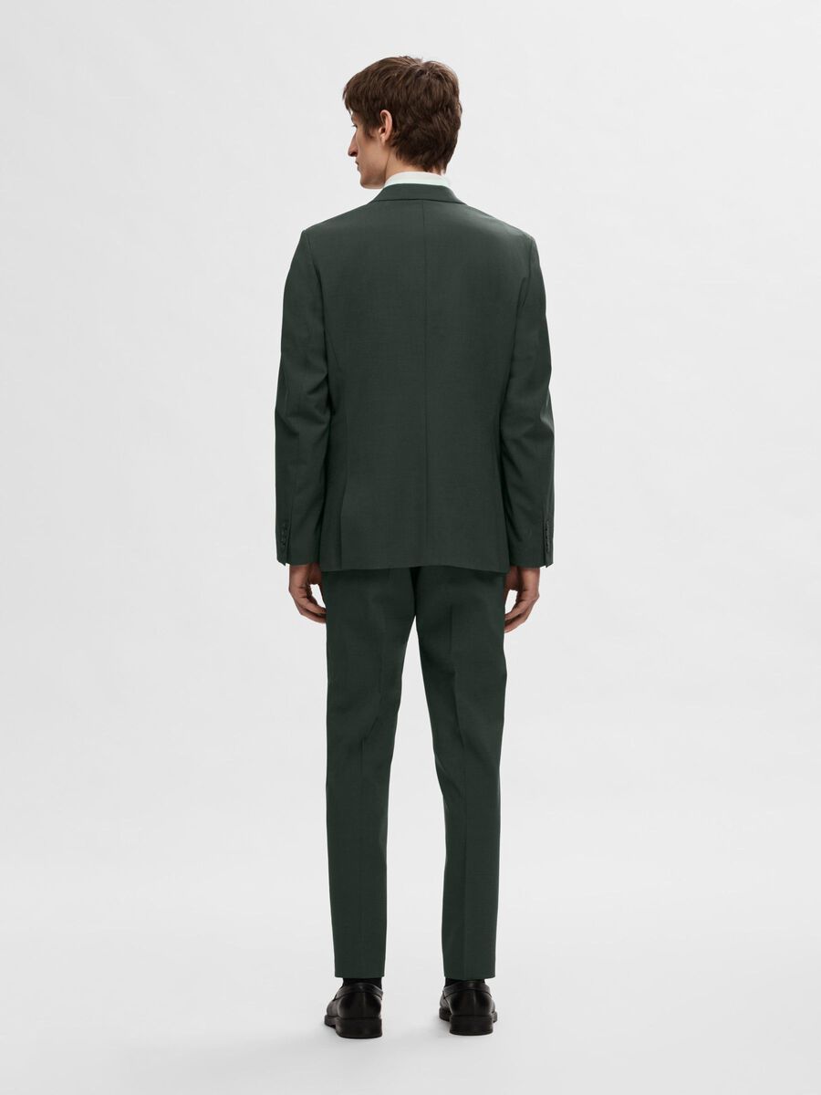 Selected SLIM FIT WOOL BLEND BLAZER, Dark Green, highres - 16085257_DarkGreen_004.jpg