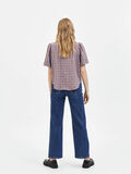 Selected CHECKED SHIRT, Brown Sugar, highres - 16085592_BrownSugar_948434_004.jpg