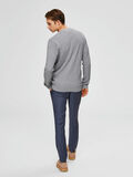 Selected CARDIGAN A MAGLIA, Medium Grey Melange, highres - 16073419_MediumGreyMelange_004.jpg