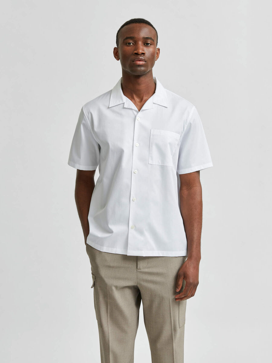 Selected RELAXED FIT RESORT SHIRT, Bright White, highres - 16078368_BrightWhite_003.jpg