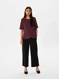 Selected FEMININES T-SHIRT, Mauve Wine, highres - 16057066_MauveWine_005.jpg