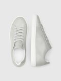 Selected LEATHER TRAINERS, Grey, highres - 16090219_Grey_005.jpg