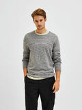 Selected LIGHT COTTON-LINEN KNITTED JUMPER, Bering Sea, highres - 16079118_BeringSea_857693_003.jpg