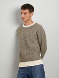 Selected LONG-SLEEVED KNITTED JUMPER, Chocolate Torte, highres - 16086699_ChocolateTorte_1065710_008.jpg