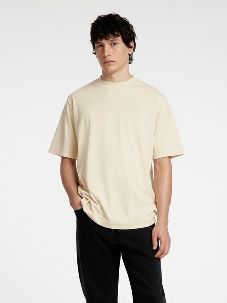 Selected COUPE DÉCONTRACTÉE T-SHIRT, Angora, highres - 16097835_Angora_003.jpg