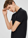 Selected SHORT-SLEEVED POLO SHIRT, Black, highres - 16072841_Black_008.jpg