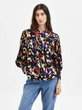 Selected PRINTED BLOUSE, Black, highres - 16086223_Black_963725_003.jpg