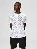 Selected PRINTED REGULAR FIT - T-SHIRT, Bright White, highres - 16072697_BrightWhite_003.jpg