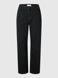 Selected MID WAIST WIDE FIT JEANS, Black Denim, highres - 16094821_BlackDenim_001.jpg