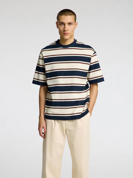 Selected LOOSE FIT T-SHIRT, Egret, highres - 16099320_Egret_1221905_003.jpg