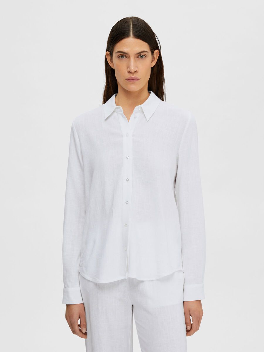 Selected MANCHES LONGUES CHEMISE, Bright White, highres - 16082298_BrightWhite_003.jpg