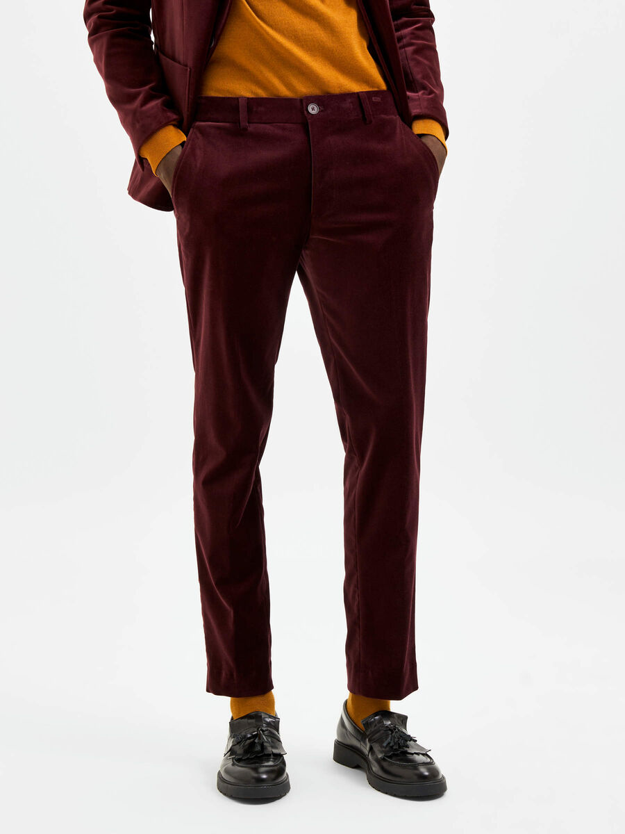 Selected SLIM FIT TROUSERS, Port Royale, highres - 16081654_PortRoyale_003.jpg
