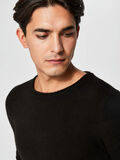 Selected CREW NECK - GENSER, Black, highres - 16054573_Black_006.jpg