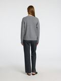 Selected VISCOSEMIX GEBREID VEST, Medium Grey Melange, highres - 16096170_MediumGreyMelange_004.jpg