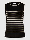 Selected LINEN BLEND KNITTED TOP, Black, highres - 16097496_Black_1189869_001.jpg