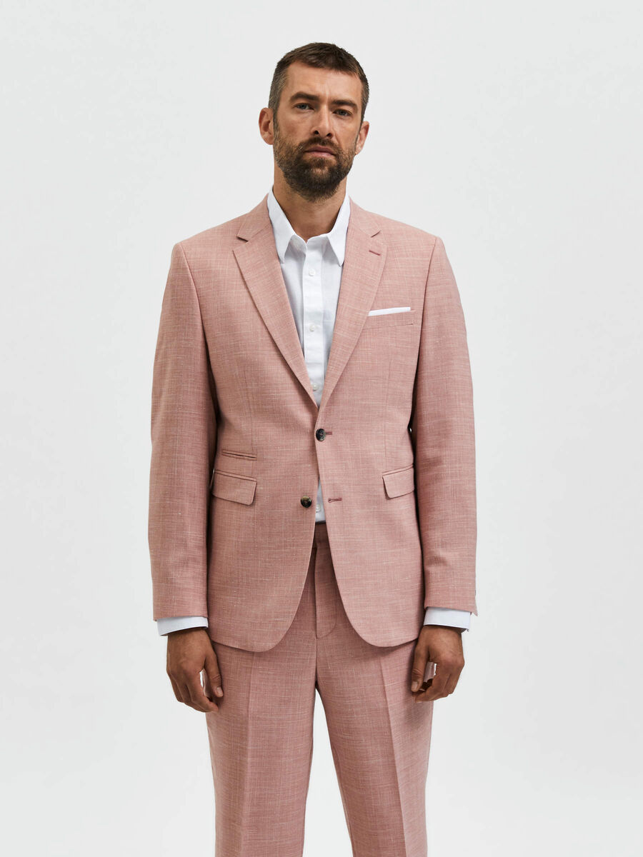 Selected SLIM FIT BLAZER, Ash Rose, highres - 16088590_AshRose_003.jpg