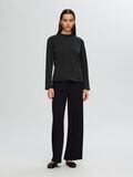 Selected BOXY FIT LONG-SLEEVED T-SHIRT, Black, highres - 16096023_Black_005.jpg