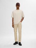 Selected LOOSE FIT T-SHIRT, Oatmeal, highres - 16094143_Oatmeal_005.jpg