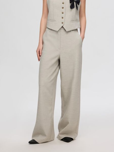 Selected VISCOSEMIX WIDE LEG BROEK, Dove, highres - 16094930_Dove_1127482_003.jpg