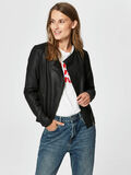 Selected BLAZER - LEATHER JACKET, Black, highres - 16047689_Black_008.jpg