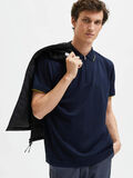 Selected QUARTER ZIP POLO SHIRT, Sky Captain, highres - 16082826_SkyCaptain_008.jpg