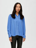 Selected PLEATED SHIRT, Ultramarine, highres - 16088024_Ultramarine_003.jpg