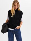 Selected CABLE-KNIT VEST, Black, highres - 16086238_Black_008.jpg