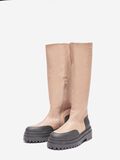 Selected CHUNKY BOTTES EN CUIR, Warm Taupe, highres - 16087184_WarmTaupe_006.jpg