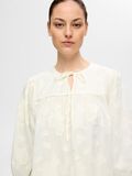 Selected TEXTURED 3/4 SLEEVED BLOUSE, Snow White, highres - 16093988_SnowWhite_006.jpg