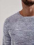 Selected CREW NECK - STRIKTRØJE, Forever Blue, highres - 16054724_ForeverBlue_545197_008.jpg