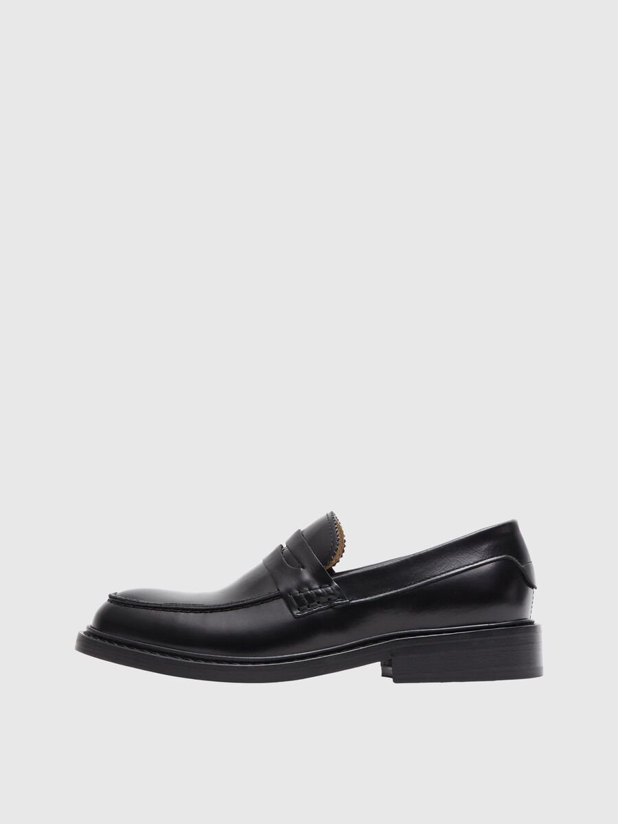 Selected LÆDER LOAFERS, Black, highres - 16094521_Black_001.jpg