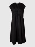 Selected TIE FRONT MIDI DRESS, Black, highres - 16097799_Black_001.jpg