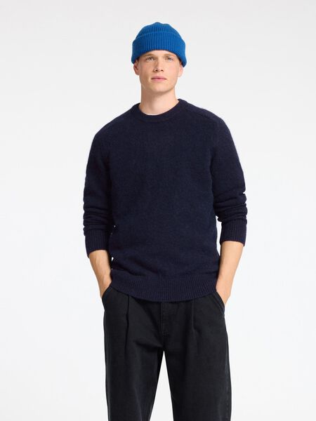 Selected LONG-SLEEVED KNITTED JUMPER, Sky Captain, highres - 16086699_SkyCaptain_003.jpg