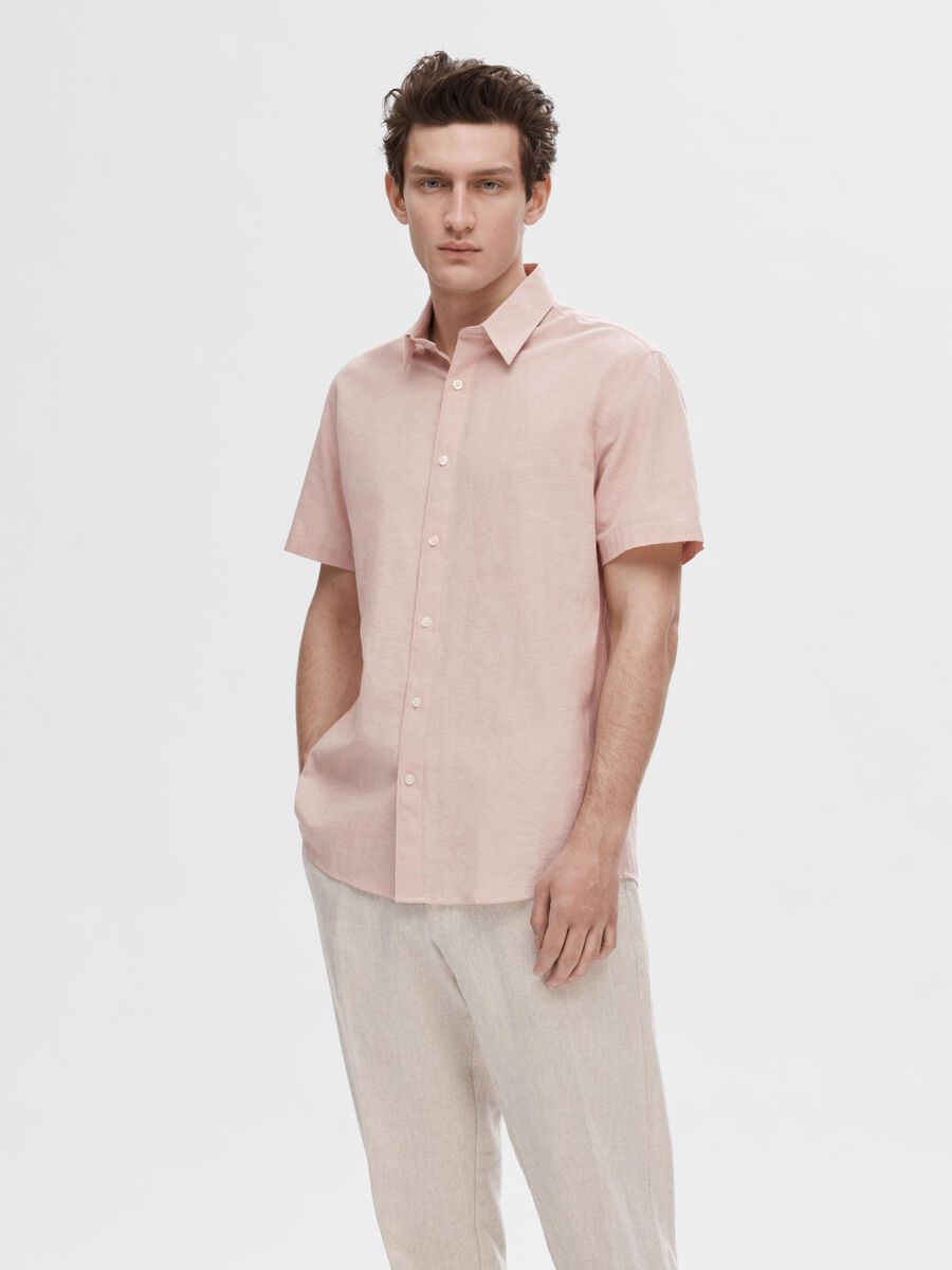 Selected SHORT-SLEEVED SHIRT, Cameo Rose, highres - 16079053_CameoRose_1089927_003.jpg