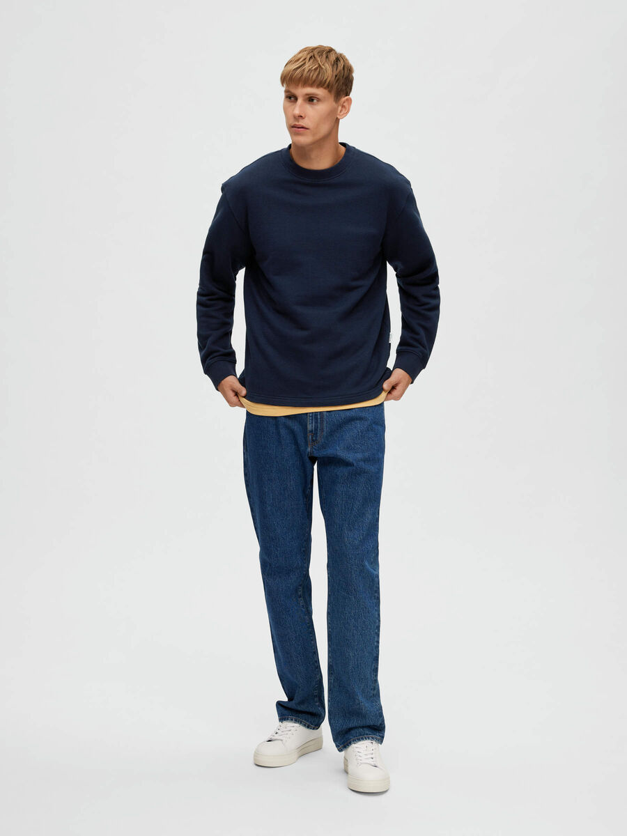 Selected EN MAILLE SWEAT-SHIRT, Sky Captain, highres - 16088528_SkyCaptain_005.jpg