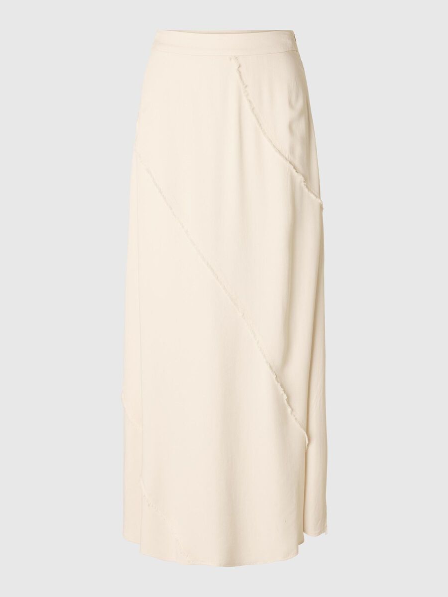 Selected VISCOSE BLEND MAXI SKIRT, Birch, highres - 16096790_Birch_001.jpg