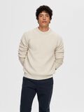 Selected SWEAT-SHIRTS RAS DE COU PULL, Oatmeal, highres - 16092599_Oatmeal_003.jpg