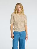 Selected SHORT SLEEVED KNITTED CARDIGAN, Birch, highres - 16097268_Birch_003.jpg