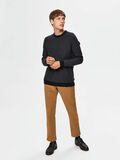 Selected BIO-BAUMWOLL PULLOVER, Medium Grey Melange, highres - 16074689_MediumGreyMelange_798320_005.jpg