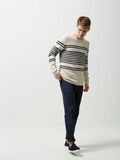 Selected GESTREEPTE - SWEATER, Simply Taupe, highres - 16054722_SimplyTaupe_545173_005.jpg