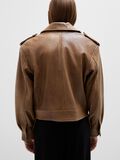 Selected STRUCTURÉ VESTE EN CUIR, Coca Mocha, highres - 16095121_CocaMocha_008.jpg