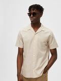 Selected LINEN-BLEND SHORT SLEEVED SHIRT, Kelp, highres - 16079055_Kelp_008.jpg
