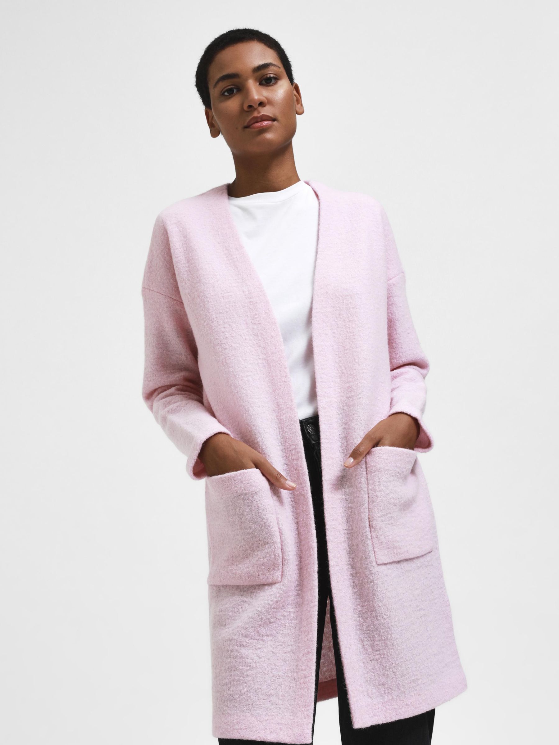Cardigan rose femme best sale