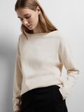 Selected U-BOOT-AUSSCHNITT STRICKPULLOVER, Birch, highres - 16093357_Birch_1097598_008.jpg