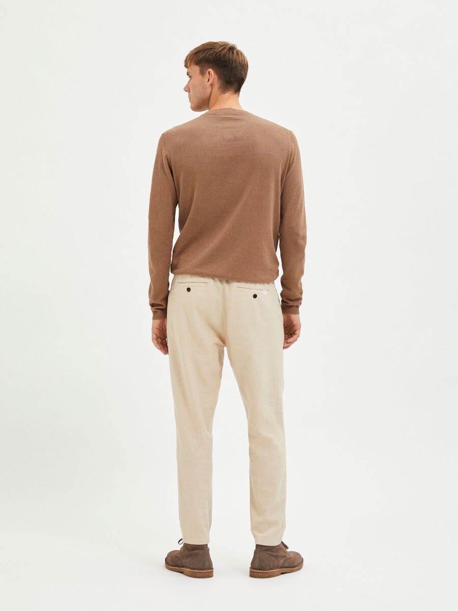 Selected SLIM FIT TAPERED TROUSERS, Incense, highres - 16087636_Incense_983084_004.jpg
