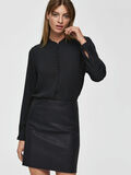 Selected CUT-AWAY COLLAR - SHIRT, Black, highres - 16068932_Black_008.jpg