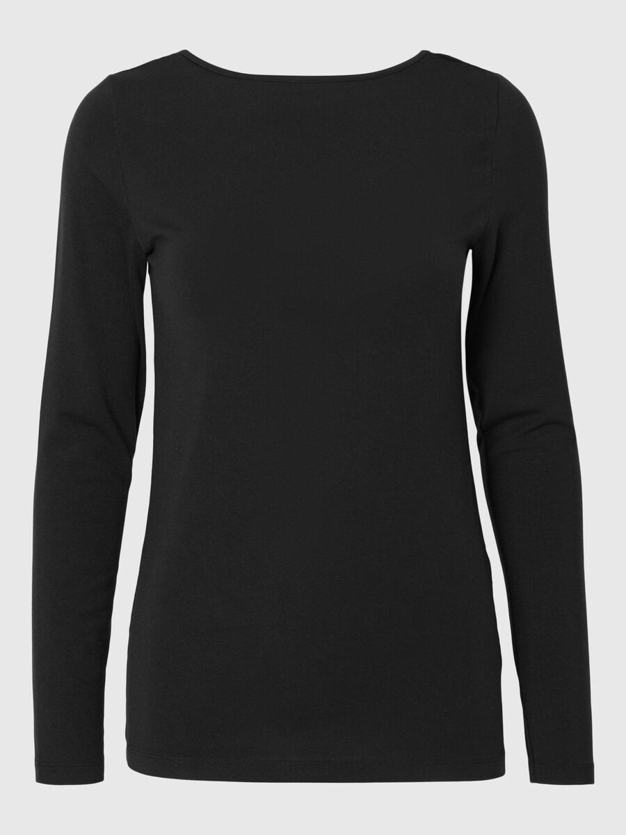 Selected RÉVERSIBLE T-SHIRT À MANCHES LONGUES, Black, highres - 16094347_Black_001.jpg