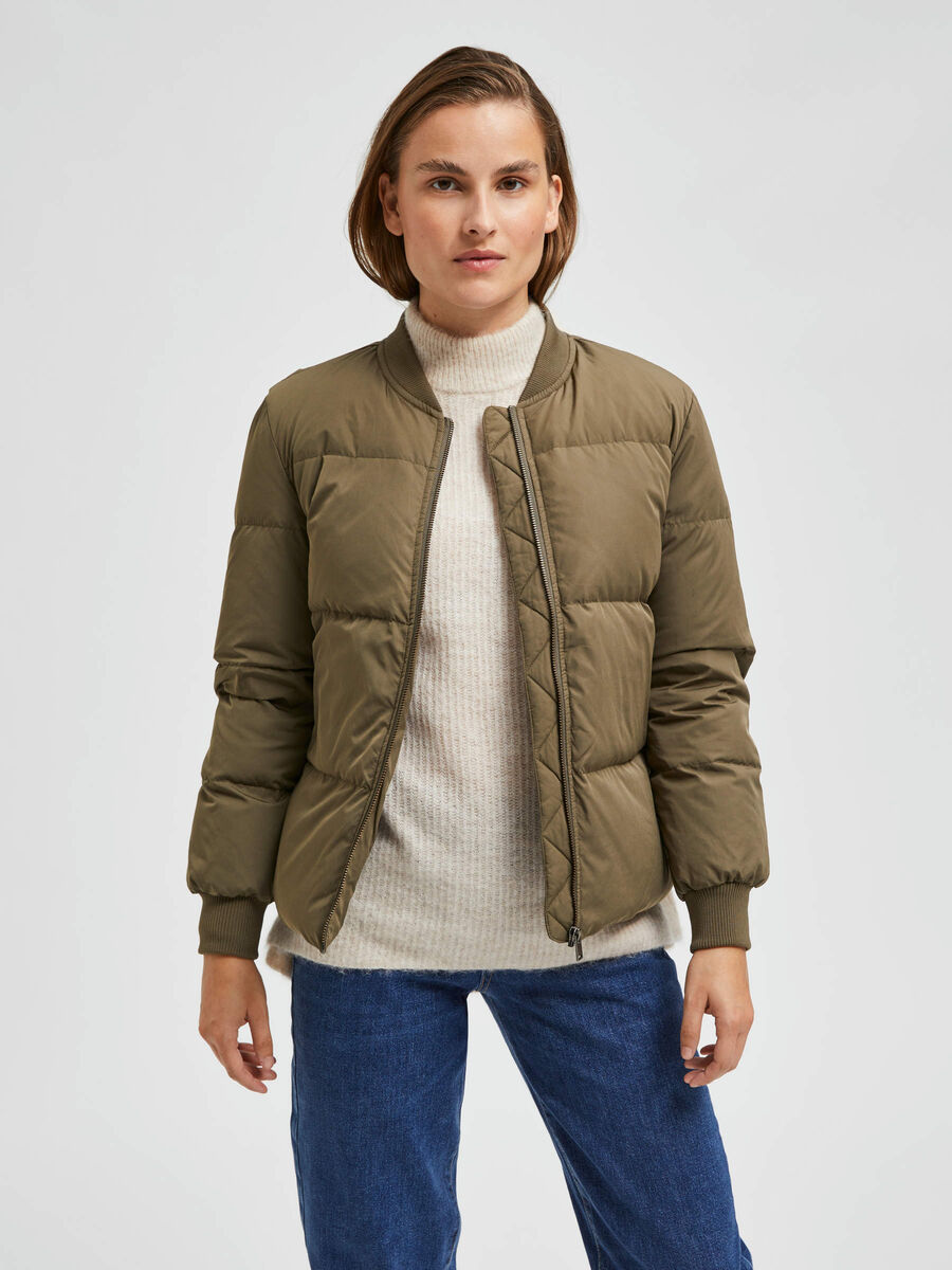 Selected PETITE WATTIERTE JACKE, Tarmac, highres - 16082116_Tarmac_003.jpg