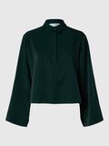Selected VISKOSEMIX CROP-BLUSE, Scarab, highres - 16095774_Scarab_001.jpg