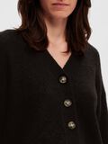 Selected RELAXED FIT WOOL BLEND  CARDIGAN, Black, highres - 16090272_Black_006.jpg
